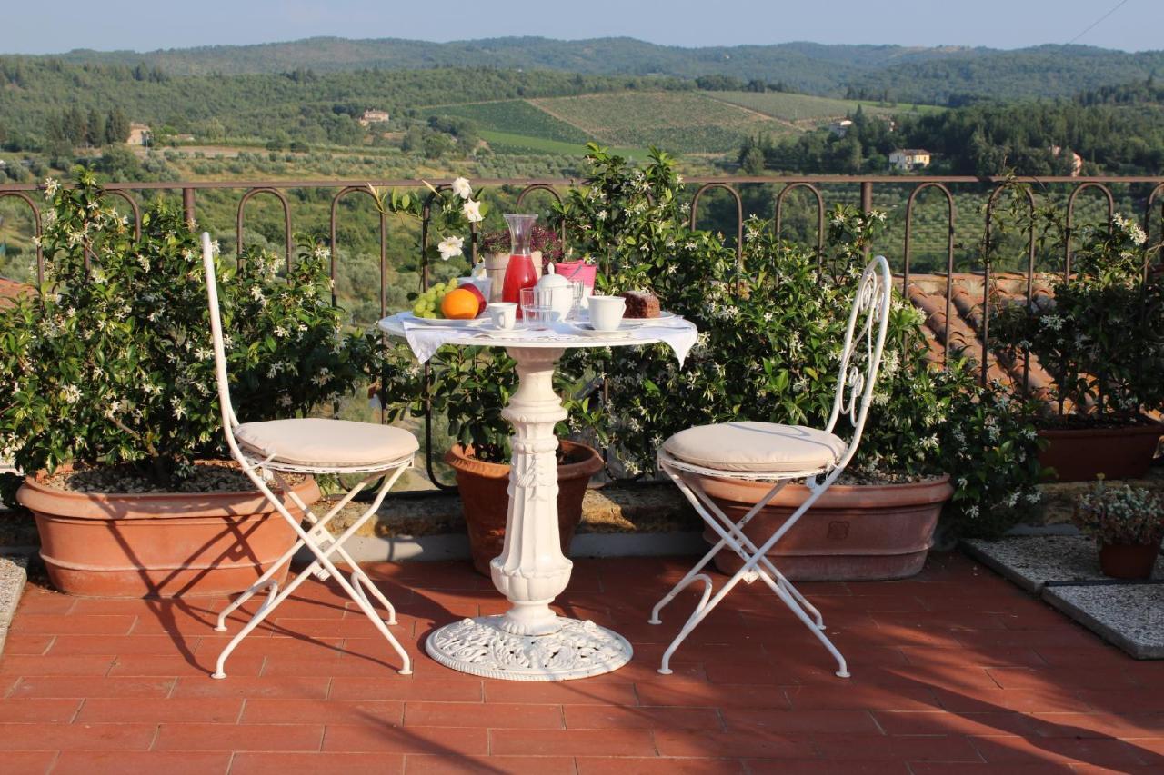 Le Terrazze Del Chianti B&B Residenza D'Epoca E Di Charme San Donato in Poggio ภายนอก รูปภาพ