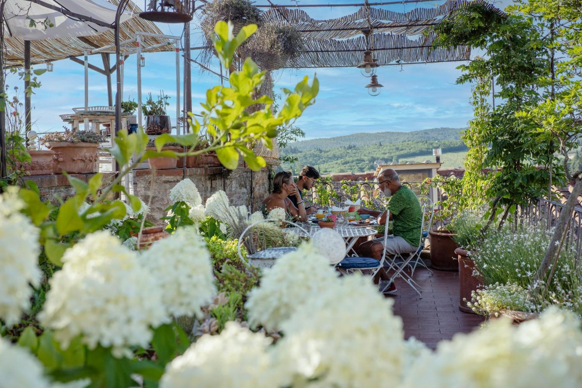 Le Terrazze Del Chianti B&B Residenza D'Epoca E Di Charme San Donato in Poggio ภายนอก รูปภาพ