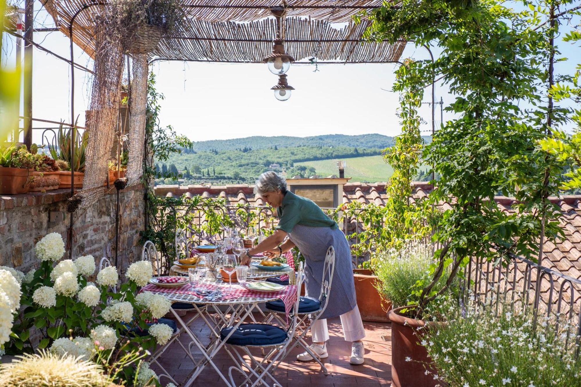 Le Terrazze Del Chianti B&B Residenza D'Epoca E Di Charme San Donato in Poggio ภายนอก รูปภาพ